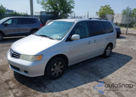 2004 Honda Odyssey Ex from USA, damaged, VIN 5FNRL18694B093041